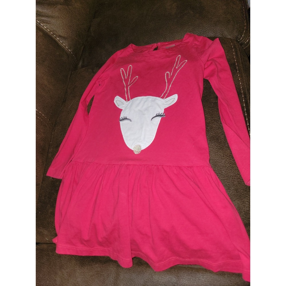 Gymboree outletโ holiday shop reindeer dress size 6 Christmas